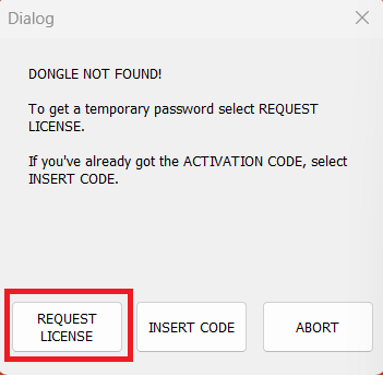 installation code richiesta codice