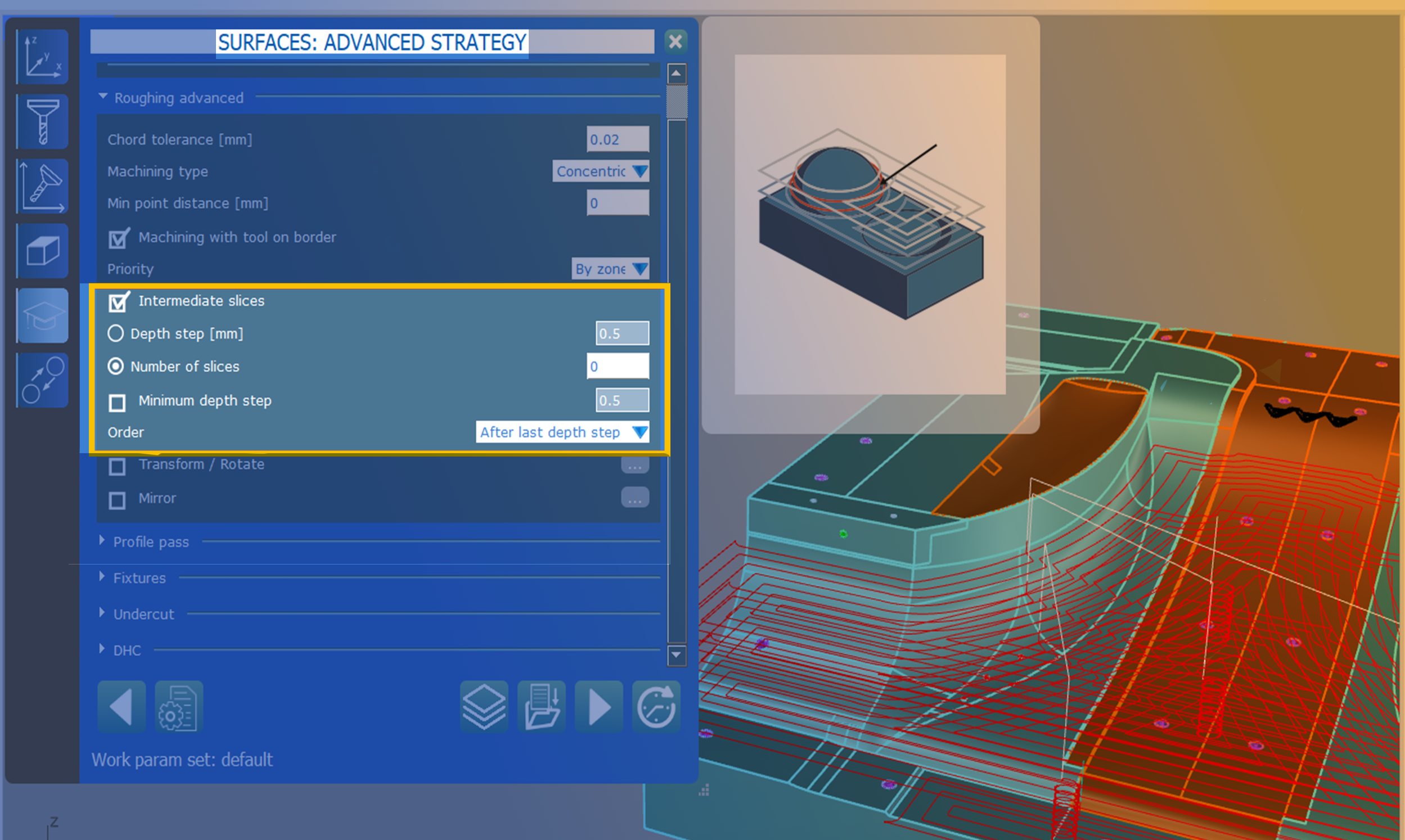 PASSATE INTERMEDIE DI SGROSSATURA