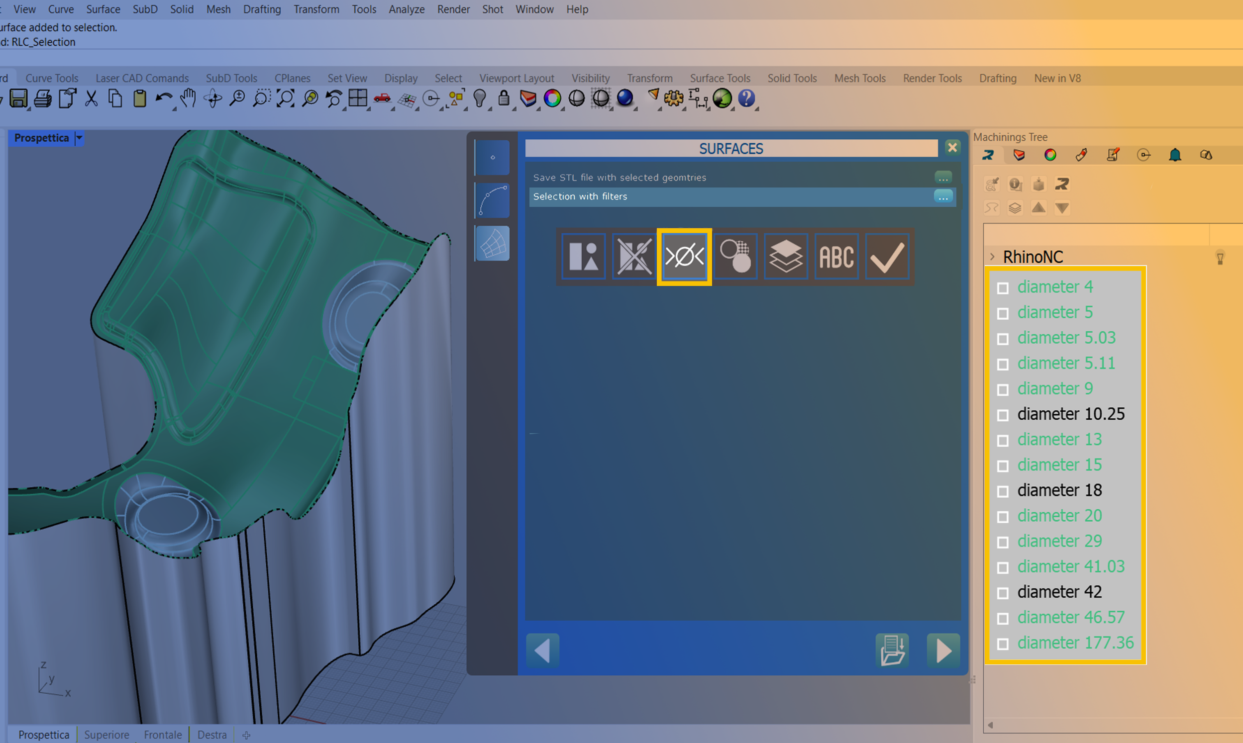 FILTRI DI SELEZIONE GEOMETRICA
